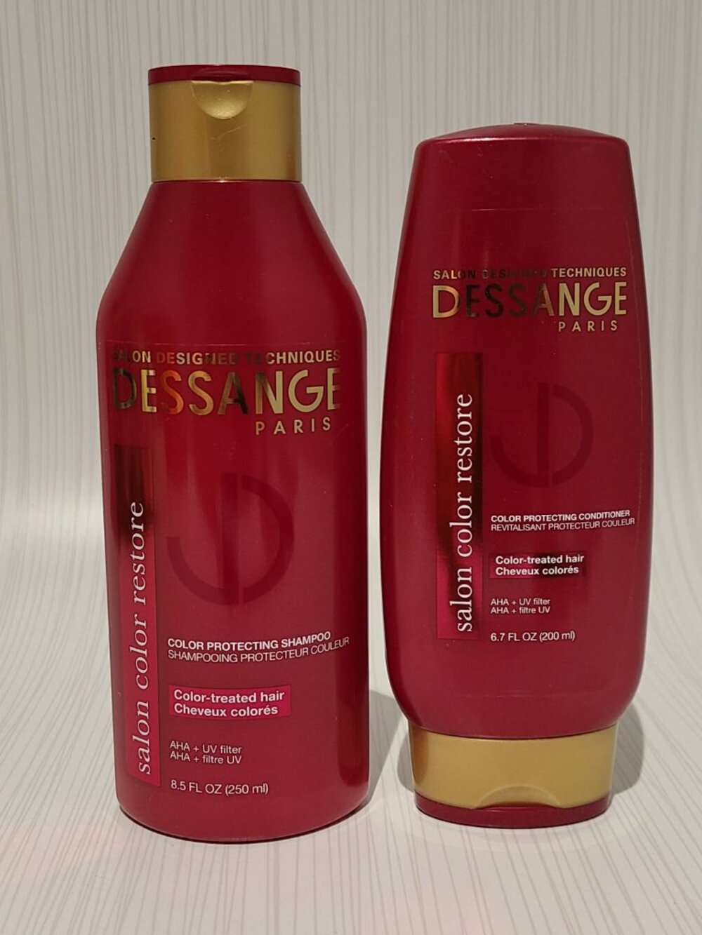 Dessange Paris Salon Color Restore Shampoo (250ml) and Conditioner (200ml) Set